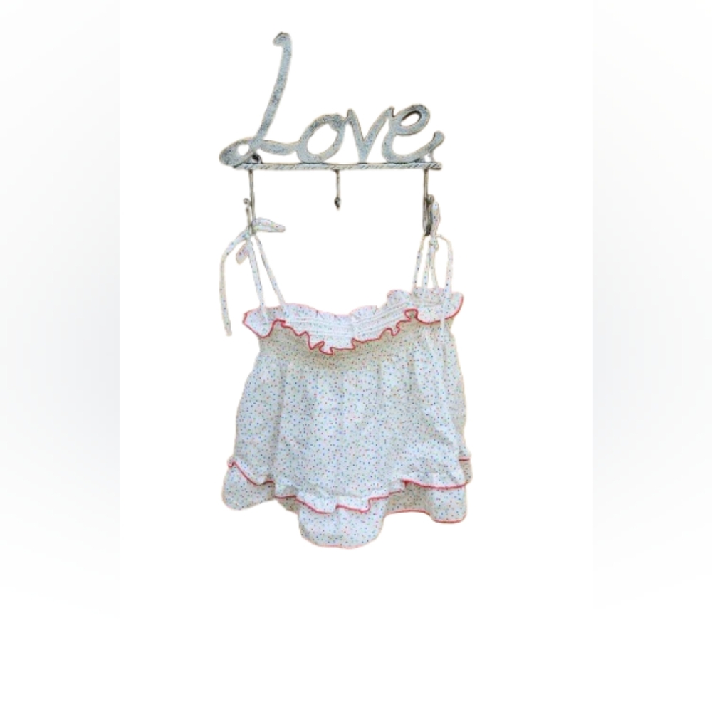 Stone & Co. White Floral Kids Blouse